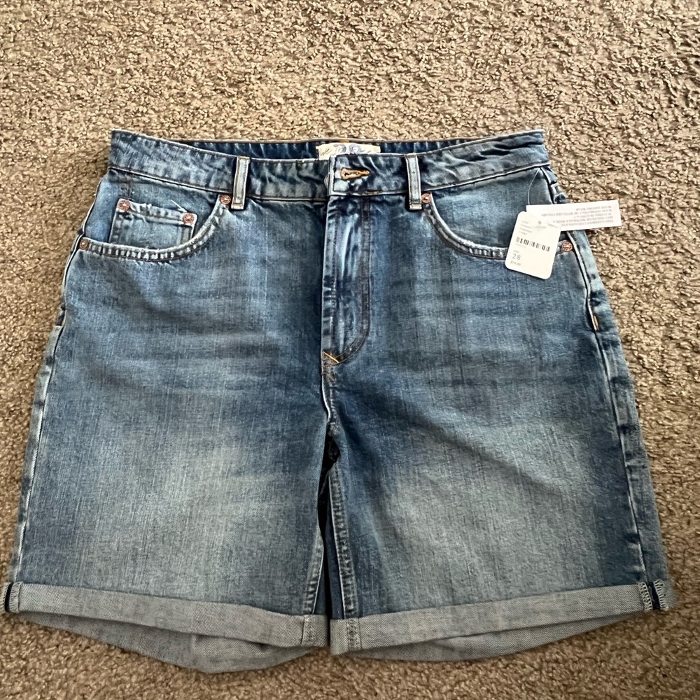 Blue Denim Shorts